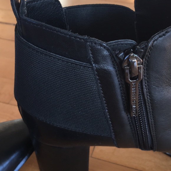 Donald Pliner black heeled boots 6.5 - Picture 9 of 10